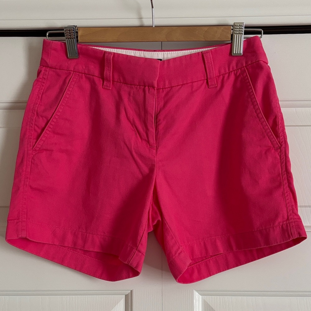 J. Crew Factory Vibrant Pink Women's Shorts 00
